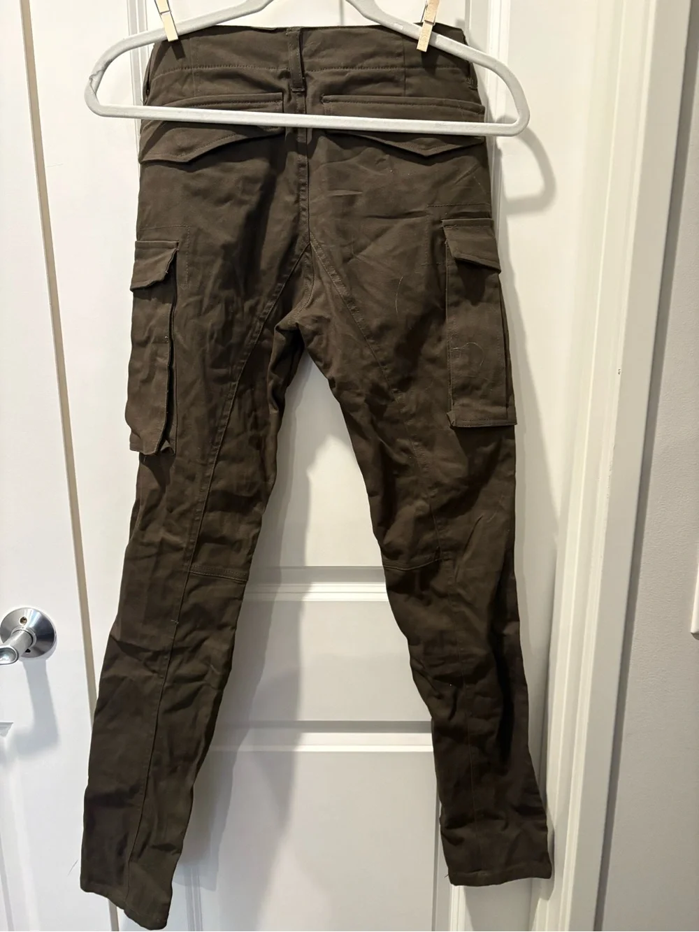 American Stitch Olive Green Slim Cargo Pants - Picture 2 of 4